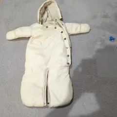 babyGap フード付きロンパース 6-12ヶ月 クリーム色