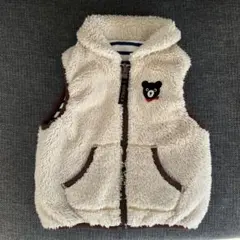 ダブルビー リバーシブルボアベスト 90