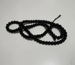 黒檀ビーズ ブレスレット 数珠念珠男女兼用