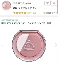 3CE ブラッシュライター　MIDDY HIPEのサムネイル