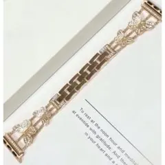 ローズゴールド 蝶モチーフ Apple Watchバンド　38/40/41mm