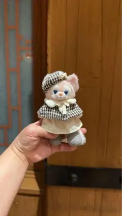 上海ディズニーランド正規品リーナベルぬいぐるみキーチェーン探偵服