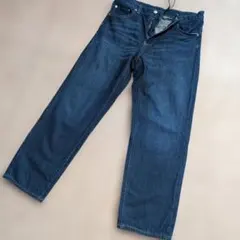 濃紺 ストレートデニム パンツのサムネイル