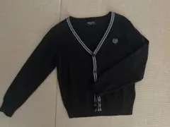 COMME CA ISM ブラックカーディガン 120A