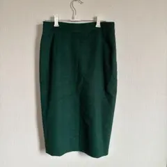 グリーン タイトロングスカート　イタリア製　ヴィンテージ　L〜LL