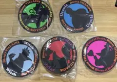 ディズニー ヴィランズ ラバーコースター 5点セット グッズ