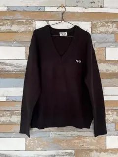 ブラック Vネック セーター 長袖