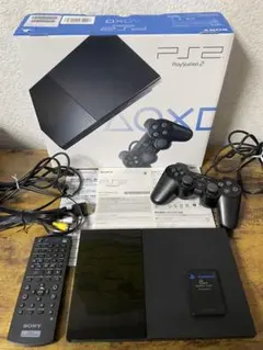 【リモコン付】PS2 最終型 SCPH-90000 本体セット 【動作確認済】