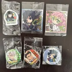 鬼滅の刃　缶バッチ　消しゴム　シール