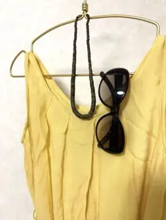 木製ネックレス／ハワイ／レトロ雑貨