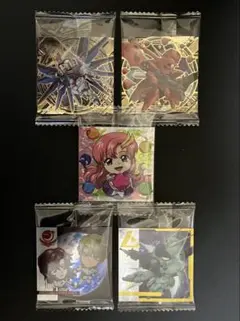 ガンダム シールウエハース vol.4 5枚セット➕おまけ【未使用品】