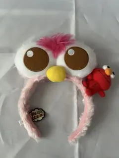 エルモ耳付きカチューシャ ピンク