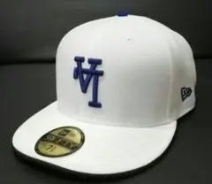 【美品：アップサイドダウンロゴ】ニューエラ × ロサンゼルス・ドジャース CAP