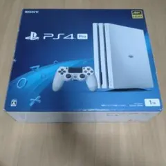 ブ*ン様 【箱あり美品】PS4 Pro グレイシャー・ホワイト 1TB コントロ