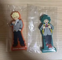 ヒロアカ　一番くじ　I賞 ラバースタンド　緑谷出久　爆豪勝己　セット