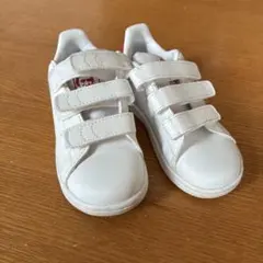 adidas Stan Smith キッズシューズ ホワイト/ピンク