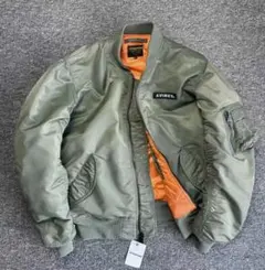 美品AVIREX MA-1 フライトジャケット オリーブ L