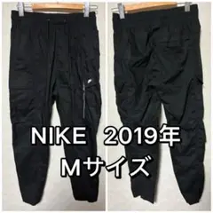 NIKE ナイキ ナイロン カーゴパンツ ブラック Mサイズ 美品 2019年