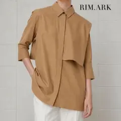 【美品】RIM.ARK Flap SH アシンメトリー シャツ ベージュのサムネイル