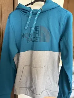 THE NORTH FACE ブルー✖️グレー パーカー S