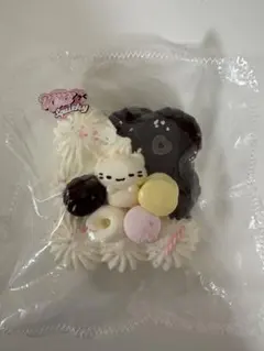 kikisquishy Mサイズ ぼやぼや袋 純泥 猫ケーキのサムネイル