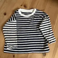UNIQLO ボーダー柄 長袖Tシャツ 90