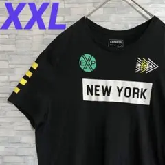 USA古着　アメリカ古着　Ｔシャツ　黒　ブラック　XXL  ニューヨークのサムネイル