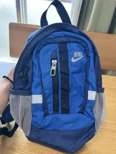 Nike ⭐︎リュック⭐︎青 キッズコンパクトリュックミニデイパック一部汚れあり