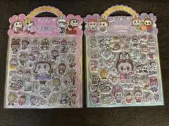 ラブブ　ぷくぷくシール　2枚組4枚セット⭐︎