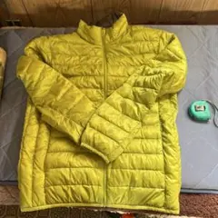 ね*む様 ユニクロ　UNIQLO ウルトラライトダウンジャケット　ライムグリーン