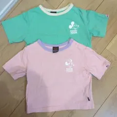 BABYDOLL ミッキー100cm&ミニー90cm Tシャツ 2枚セット