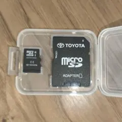 TOYOTA 純正】microSDHCカード 16GB アダプター付 - メルカリ
