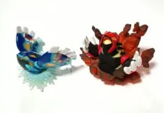 ポケモン　ゲーム購入特典フィギュア　2体セット ゲンシ　カイオーガ　グラードン