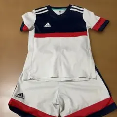 adidas サッカーウェア 上下セット ネイビー/ホワイト/レッド