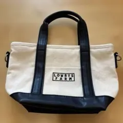 LOWRYS FARM ミニトートバッグ キャンバス ブラックのサムネイル