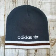 adidas　00s　ニット帽　ボーダー　Y2K　ストリート