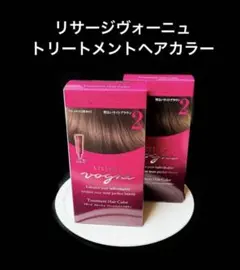 【２箱セット】明るいライトブラウン2　リサージヴォーニュトリートメントヘアカラーのサムネイル