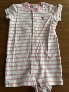 【ミキハウス】　ベビーロンパース　80cm