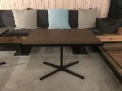 カフェテーブル ダークブラウン スクエア その1 - メルカリ