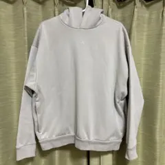 美品adidas 浅水色「男女兼用」フード付きパーカー 160cm