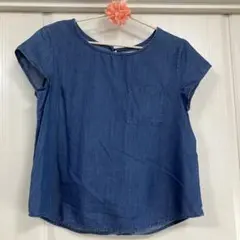 【GLOBAL WORK】デニム風ブルー セットアップ M