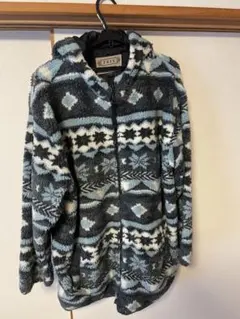 TRIX フリースジャケット Lサイズ 青系模様