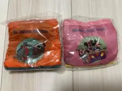 東京ディズニーリゾート カプセルトイ　エコバッグ　オレンジピンク