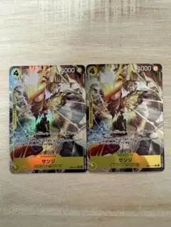 ワンピースカード　【サンジ】パラレル☆ 2枚 エッグヘッドクライシス