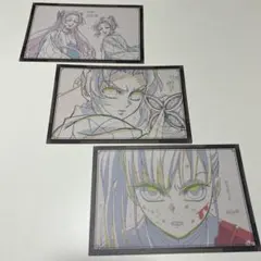 鬼滅の刃 DINING 第二期 ポストカード(胡蝶しのぶ・カナエ・カナヲ)セット