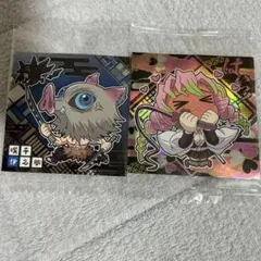 【2枚目あり】鬼滅の刃　ウエハース　伊之助　甘露寺蜜璃