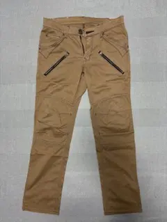 ベージュ ライダース風パンツ Lee製