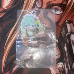 初音ミク　抹茶パフェ　デフォルメアクリルキーホルダー