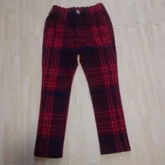 BREEZE チェック柄 ロングパンツ 110cm