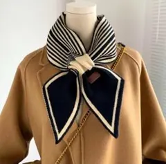 【新品】ストライプ柄　マフラー　スカーフ　ストール　秋冬♪
